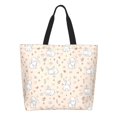 thumbnail image 1 of Disketp Cute Rabbit Bolsa Tote Estampada para Mujer, Bolso de Hombro y de Mano para Compras y Viajes, 1 of 8
