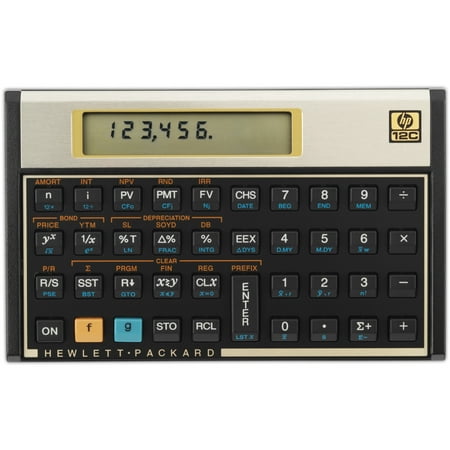 HP 12C Financial Programmable Calculator, 10 Digit (Best Non Programmable Calculator)