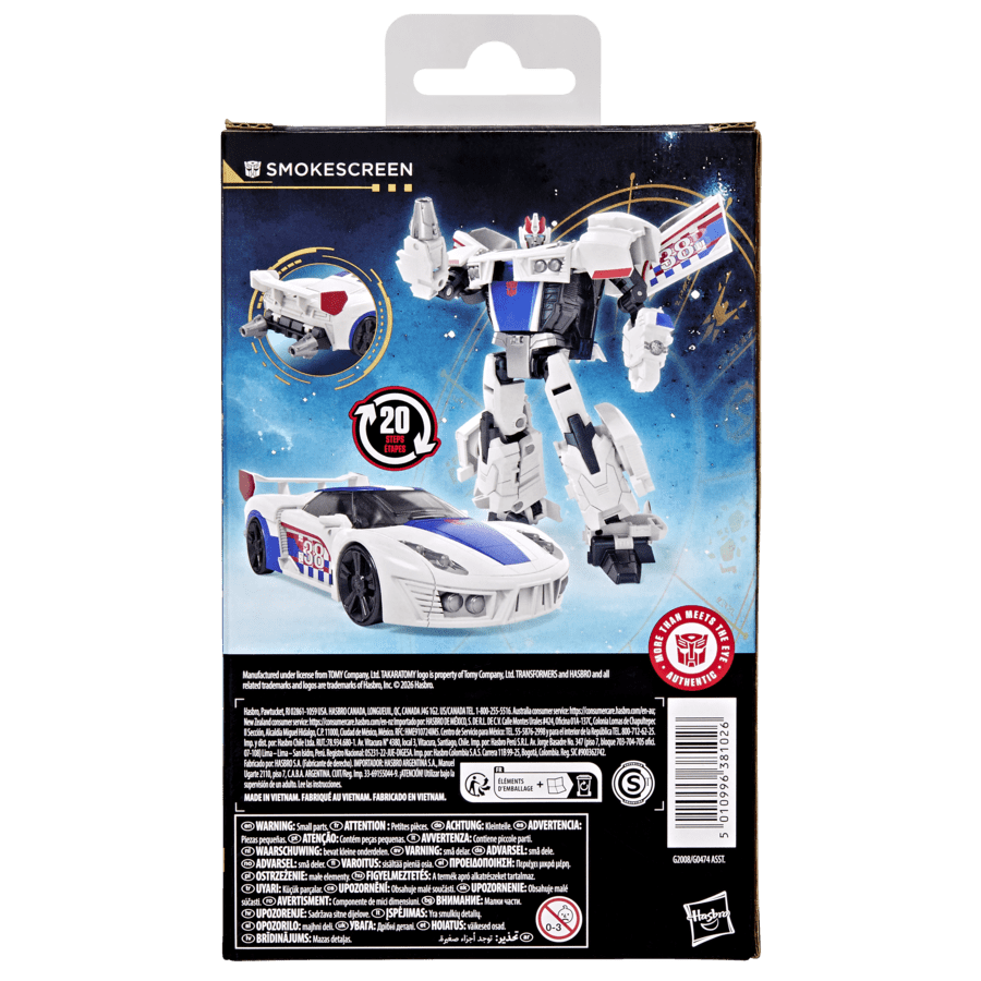 Transformers Toys Age of the Primes Smokescreen 5.25-inch Action Figure, 8+