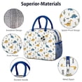thumbnail image 4 of Womens White Dinosaurs Cacti ROAR Pattern Lunch Box for Work,Insulated Lunch Bag for Women,Loncheras Para Mujer,Leakproof Adult Lunch Bag for Work,Beach,Travel,Picnic,Camping, 4 of 7