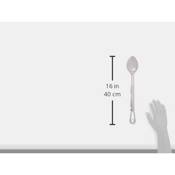 Winco Cuillère à Badigeonner en Acier Inoxydable Massif BSOT-15, 15 Pouces