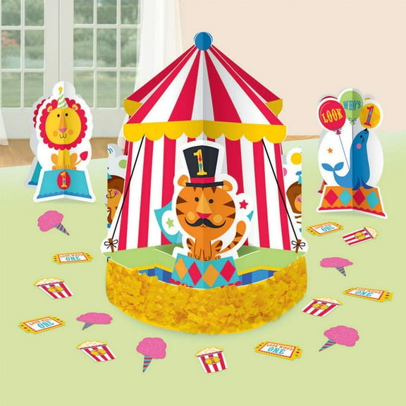 Fisher-Price 1st Birthday Circus Centerpiece Kit 23 Pc.