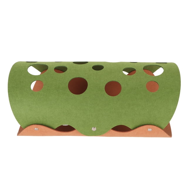 Cat Tunnel Bed, Heat Dissipation Detachable Felt Cat Tunnel Easy Installation Multipurpose Hollow Out for Rabbits