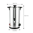 thumbnail image 3 of Electric Kettle Hot Water Boiler 10L/ 2.64gal Stainless Steel Tea Urn Coffee, 3 of 13