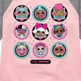thumbnail image 3 of LOL Surprise! Dolls - All Dolls Together - Toddler & Youth Girls Raglan Graphic T-Shirt, 3 of 4