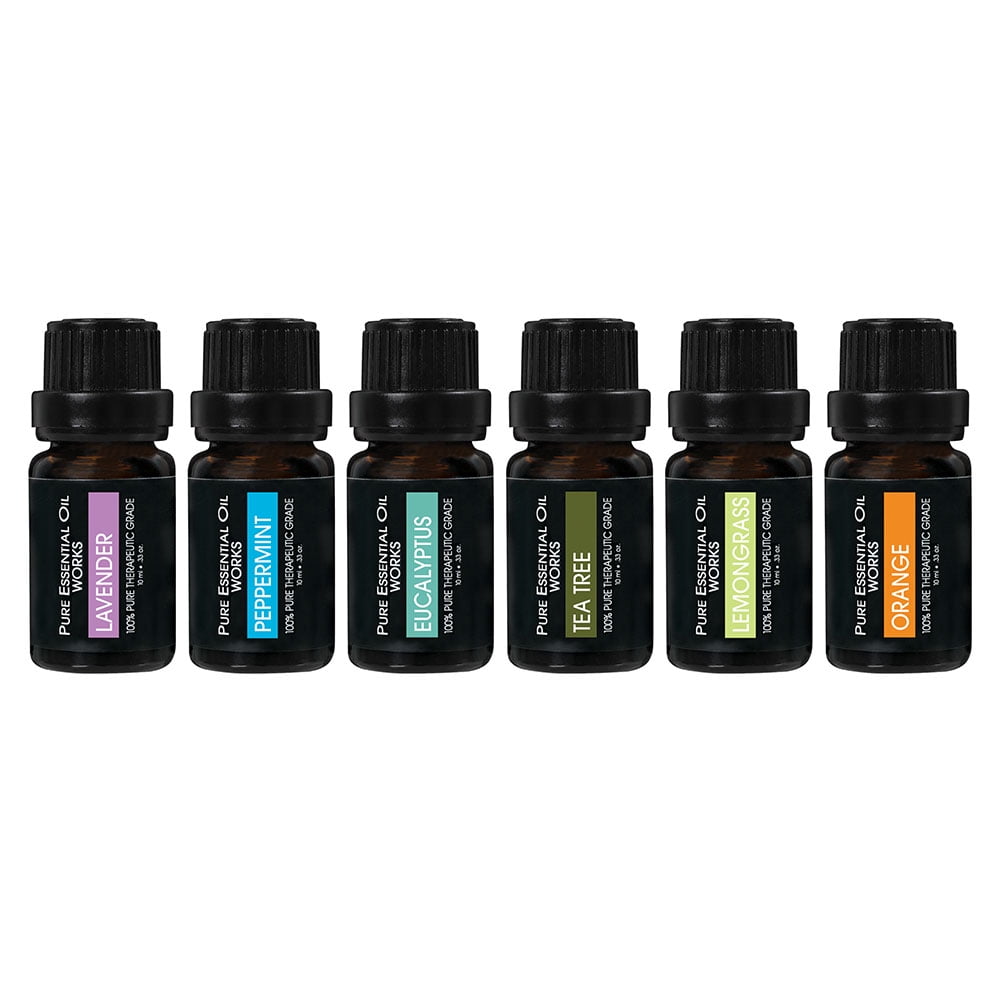 Pure Essential Oil Works Top 6 Essential Oil Kit .33 oz