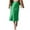 Green, variant on Womens Silk Midi Length Skirts Solid Elegant Slim Fit Spring Summer Fall Casual Work Dressy Blue Skirt L