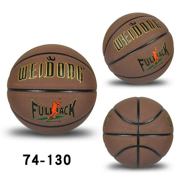 Estándar de entrenamiento de competición N ° 7, pelota de baloncesto resistente al desgaste, antideslizante, gamuza, cuero suave N ° 7 disponible en interiores y exteriores Fivean unisex