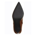 thumbnail image 4 of INC Womens Brown Patent Comfort Goring Katalina Pointy Toe Stiletto Zip-Up Booties 8 M, 4 of 4
