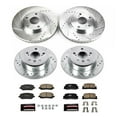 thumbnail image 3 of PowerStop Front and Rear Z23 Evolution Sport Carbon-Fiber Ceramic Brake Pad and Drilled & Slotted Rotor Kit Fits: TOYOTA Select Models K1139, 3 of 10
