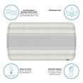 thumbnail image 4 of GelPro Contemporary/Traditional Stripes Gray/White Kitchen Mat, 20 in x 36 in, 4 of 7