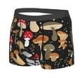 thumbnail image 5 of Goofa Various Mushrooms Printed Men's Boxer Briefs Underwear, Moisture-Wicking Underwear, Trunk,Soft and Breathable Cotton Underwear-Medium, 5 of 9