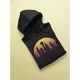 thumbnail image 3 of Vaporwave Cityscape Hoodie Women -Image by Shutterstock, Female XX-Large, 3 of 4