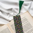 thumbnail image 6 of Kdxio Mardi Gras6 Print Metal Tassel Bookmarks,Perfect Gift for Art Lovers and Bookworms Metal Bookmarks for Women, 6 of 8
