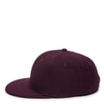 thumbnail image 5 of OC Sports CAGE25 Flexible Fitting Cap - Maroon, 5 of 8