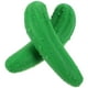 thumbnail image 4 of Tapones de silicona reutilizables con forma de pepino para botellas de vino, cerveza y vino (Verde), 4 of 7