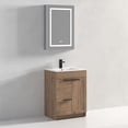 thumbnail image 3 of Blossom Positano 24" Floating Vanity | Matte White | Acrylic Sink | Soft-Close Drawer | Wall Mounted, 3 of 15