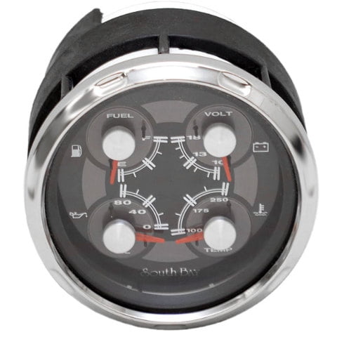 Faria Boat Multifunction Gauge GFC629A | South Bay 3 1/4 Inch Black