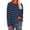 Navy, variant on jjayotai Womens Striped Oversized Sweatshirt, Color Block Crewneck Long Sleeve Shirt Casual Loose Pullover Tops Y2K Clothes