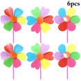 thumbnail image 2 of 6PCS Wind Spinner Assorted Flower Windmill Kids Toy Garden Decoration, 2 of 8