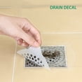 thumbnail image 4 of Hair Catcher Cover Protector Bathroom Disposable Drain Sticker Sink Strainer, 4 of 7