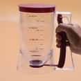 thumbnail image 2 of Batter Dispenser Pancake Cupcake Batter Separator with Measuring Label and Squeeze Handle Bracket Cookie Cake Waffles Cream Speratator Measuring Baking Tools, 2 of 5