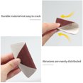 thumbnail image 3 of SPEEDWOX 30 Pcs Hook and Loop Triangle Sandpaper 60 Grit 80mm 3-1/8 Inches for Oscillating Multi Tool Detail Sander Sanding Discs Triangle Sanding Pads, 3 of 7