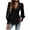 *Black, variant on Womens V Neck Wrap Long Sleeve Slim Business Work Chiffon Blouses ,Casual Belt Tunic Shirt Tops Khaki,Womens Plus XXL