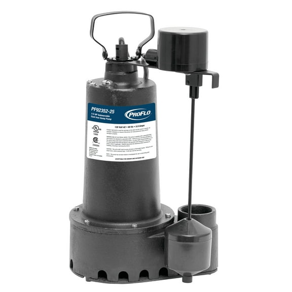 Proflo Pf9235225 Cast Iron Sump Pump