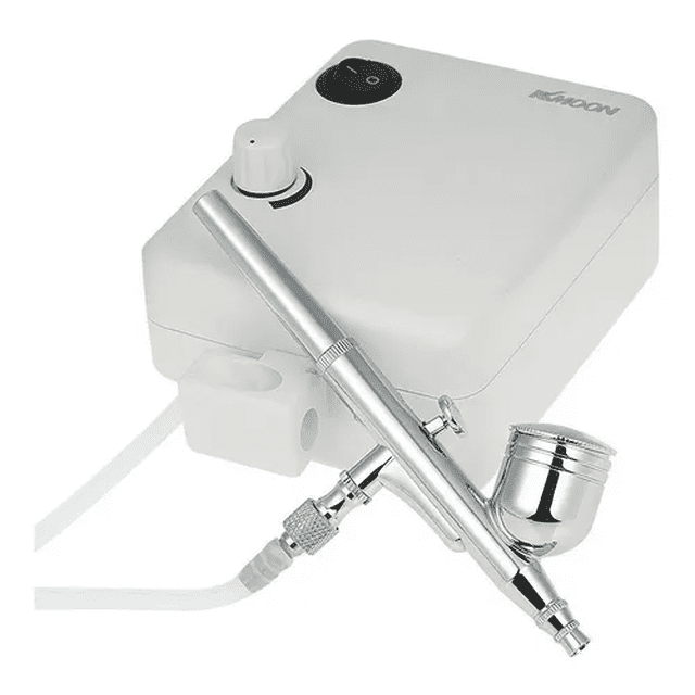 Aerografo Mini Compresor De Aire Multiusos Doble Accion Malubero Malu1707