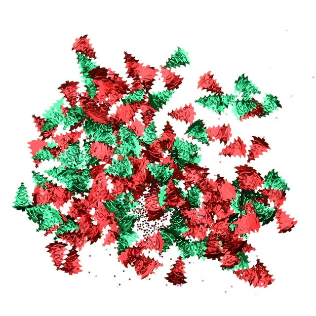 Árbol de Navidad Reno Papá Noel Confeti Decoración de La de Navidad