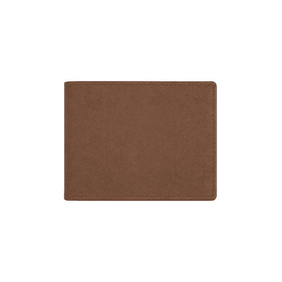 AlKhalil - Men’s Classic Brown Leather Bifold Wallet – Slim Minimalist Design with Multiple Card Slots, Cash Compartment, Durable Stitching, Everyday Carry Accessory