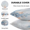 thumbnail image 6 of Outdoor Waterproof Pillow Covers Pack of 2, Seagrass Coral Watercolor Ocean Retro Nautical Decorative Throw Pillowcases Cushion Covers for Garden Patio Tent Sofa Couch, 16x16 inch, 6 of 8