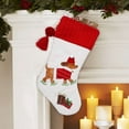 thumbnail image 4 of Holiday time Skiing Dog Stocking,20 inch,multi colour, 4 of 4