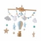 thumbnail image 5 of Móvil para cuna de bebé, campana para cama, carillón de viento para techo, bola de fieltro, decoración colgante Estilo A, 5 of 9