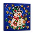 thumbnail image 3 of Pearl and Diamond Art Kits for Adults, Snowman Craft Kit with Pearls Diamonds and Easel, Charming Christmas Tabletop Decoration to Assemble, 3 of 8