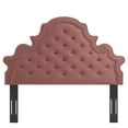 thumbnail image 4 of Modway Diana Tufted Performance Velvet Twin Headboard in Dusty Rose, 4 of 5