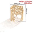 thumbnail image 2 of Metal Hollow Flower Leaf Bangles For Women Open Adjustable Wide Cuff Bracelet Party Wedding Jewelry, 2 of 5