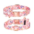 thumbnail image 1 of Collar para perro hembra con una variedad de patrones de flores,, 1 of 5