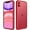 Red, variant on JETech Matte Case for iPhone 11 6.1-Inch, Shockproof Military Grade Drop Protection, Frosted Translucent Back Phone Cover, Anti-Fingerprint (Black)