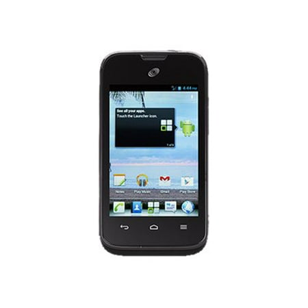 NET10 Huawei Glory Smartphone, 3.5", Android 4.0 Ice Cream Sandwich, 3G, Black