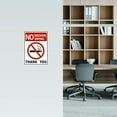thumbnail image 7 of Waterproof PVC Warning Sign Stickers Rectangle Sign Pattern 25x17.5cm, 7 of 7