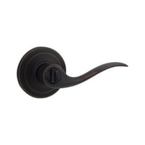 Kwikset 97300-818 Tustin Bed/Bath Privacy Lever in Venetian Bronze