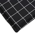 thumbnail image 4 of vidaXL Sun Lounger Cushion Black Check Pattern Oxford Fabric, 4 of 5