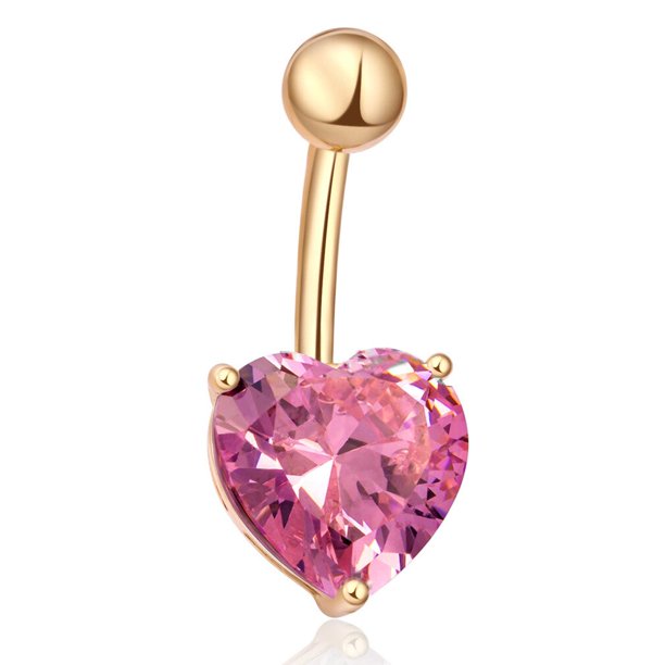 Love & Annie-Anillos para ombligo con forma de diablo para mujer, Piercing para el vientre de circonita roja, joyería corporal de acero inoxidable, regalo