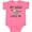 Hot Pink, variant on Inktastic My Nana Loves Me Sloth Girls Baby Bodysuit