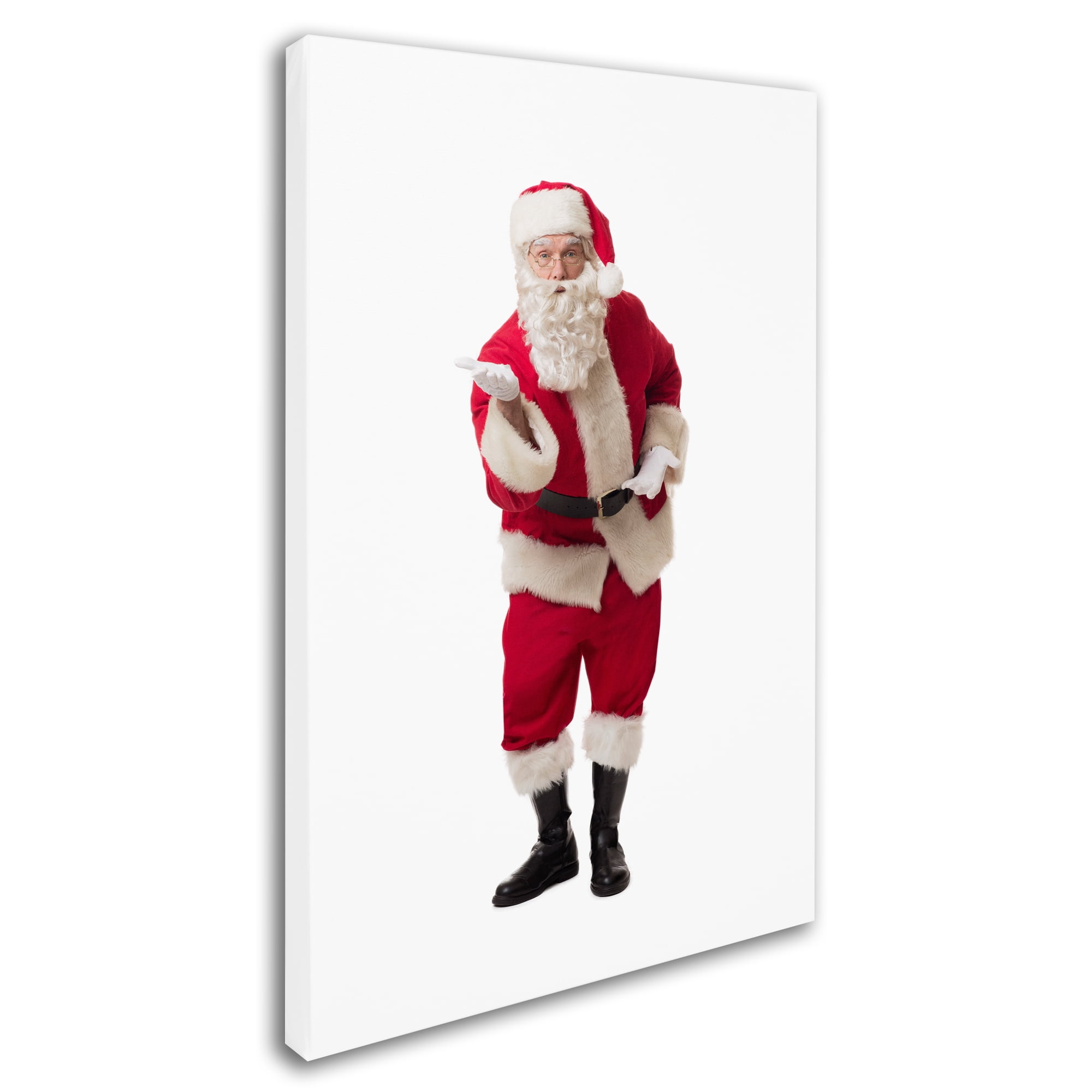 Trademark Fine Art 'Santa-4-14013' Canvas Art by Ed Wheeler