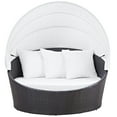 thumbnail image 4 of Modway Convene Canopy Outdoor Patio Daybed in Espresso White, 4 of 4