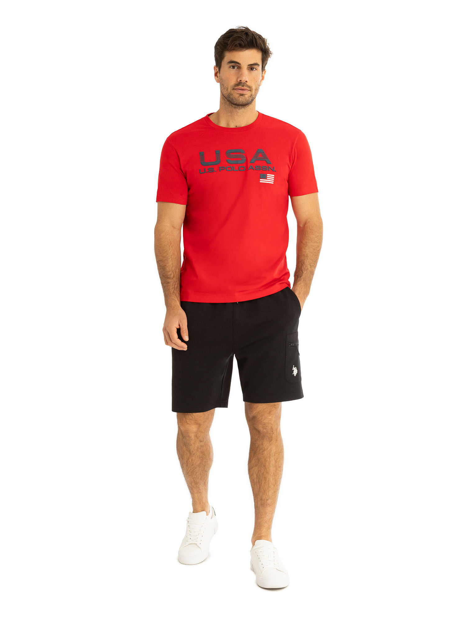 U.S. Polo Assn. Men's Novelty Crew T-Shirt