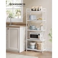 thumbnail image 2 of - Metal Storage Rack Shelving Unit with X Side Frames Dense Mesh . es for Entryway Kitchen Living Room Bathroom Industrial Style Ink UBSCB, 2 of 8